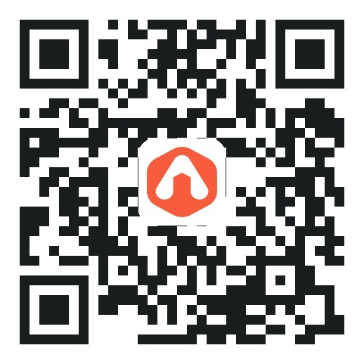 QR kód na stiahnutie aplikácie Alogator